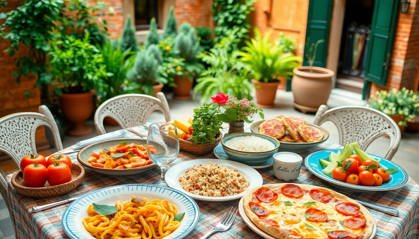 Italian dishes